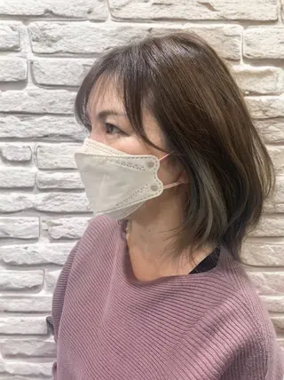 ミディアム 髪質改善×レイヤー 高嶋のヘアスタイル