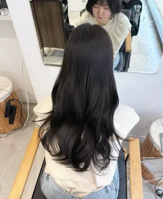 セミロング ながい りな···⟡.·*.のヘアスタイル