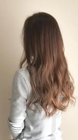 ロング カラー パーマ ヘアアレンジ メンズ キッズ ネイル マツエク・マツパ 福壽 優奈のヘアスタイル