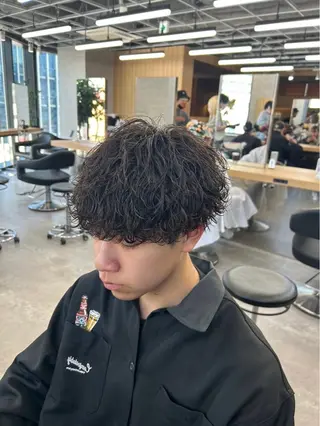 メンズ 🔥パーマ特化🔥 優馬のヘアスタイル