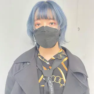 ショート カラー もにか🌞原宿/渋谷 🌝ブリーチカラーのヘアスタイル