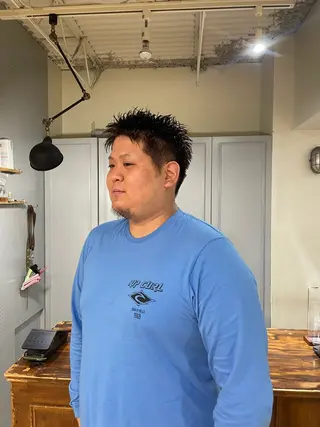 ショート カラー メンズ 🤩噂のMr.髪ポジ ティブ®️yu🤩のヘアスタイル