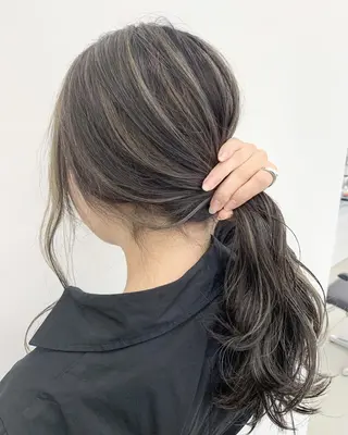 セミロング 山田 絵里菜のヘアスタイル