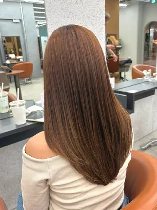 ロング 🫧透明感🫧 上岡夕理香のヘアスタイル