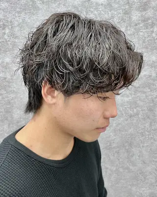 パーマ メンズ GLOP HOMME 店長 アオトのヘアスタイル