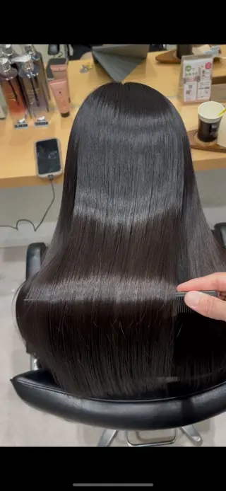 ミディアム 髪質改善ヘアケア 艶髪特化/上田のヘアスタイル