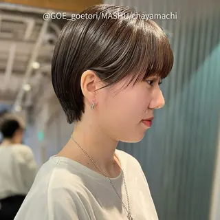 ショート 鳥越 一希のヘアスタイル