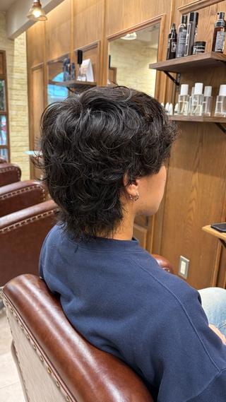 パーマ メンズ モネ｜CLUTCH メンズカットカラーのヘアスタイル