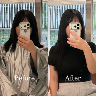 ロング カラー シールエクステ特化 ハイトーン、NANAのヘアスタイル
