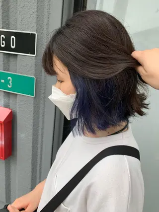ミディアム カラー stylist N0Nのヘアスタイル