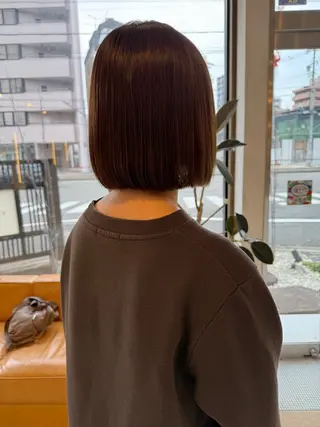 ショート パーマ 髪質改善/艶髪/大竹 穂香🦉のヘアスタイル