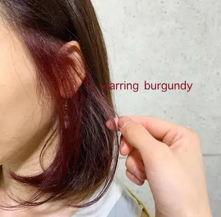 ショート カラー ブリーチ/推しカラー moe🐰🌷のヘアスタイル