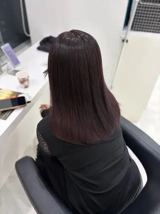 ロング カラー ヘアアレンジ 💓色落ちまで綺麗な 垢抜けカラー💓のヘアスタイル
