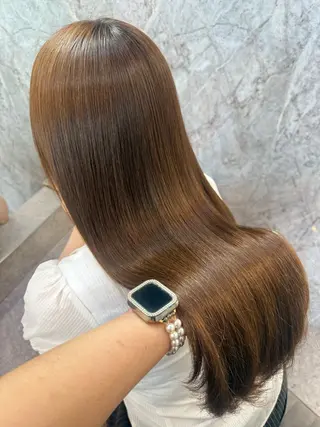 ロング カラー 💎あおい💎大宮 🦋ワンカラー🦋のヘアスタイル