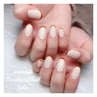 ミディアム ネイル 🐾enen style 🐾のネイルデザイン