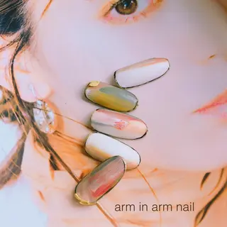 ネイル arm in arm ︎✿Yamamotoのマツエク・マツパデザイン