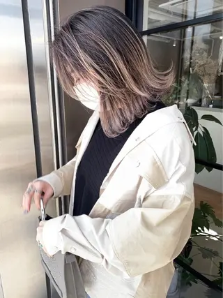ミディアム mizuki / 似合わせブリーチのヘアスタイル