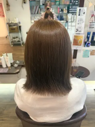 ミディアム 木場 麗咲のヘアスタイル