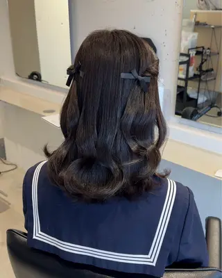 ヘアアレンジ 大人のボブパーマ ˗ˋˏairiˎˊ˗のヘアスタイル