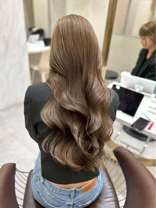 ロング カラー ヘアアレンジ 【博多髪質改善】 吉村 清志のヘアスタイル