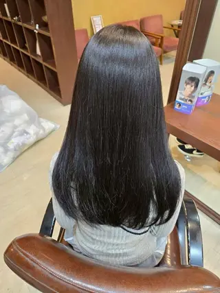 ロング 早﨑 映天のヘアスタイル