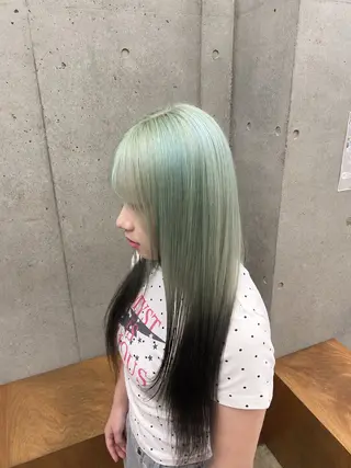ロング カラー 🌈艶ハイトーン特化 🌈NOZOMUのヘアスタイル
