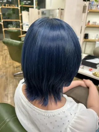 ミディアム カラー 遠山 大智のヘアスタイル