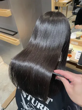 セミロング 【お悩み解決のプロ】 ハヤシタクミのヘアスタイル