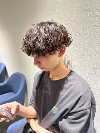 パーマ メンズ 國分 正樹のヘアスタイル
