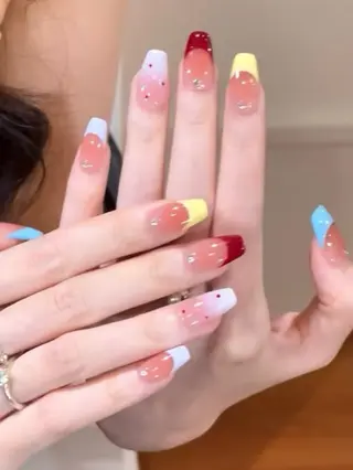 ネイル H3 Nail Tsuki🦋💙のネイルデザイン