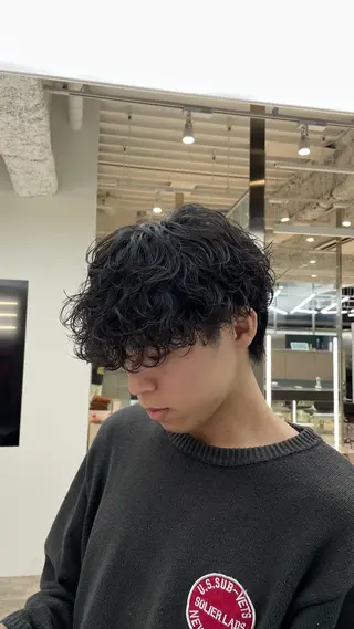 パーマ メンズ fifth 小尾 優然のヘアスタイル