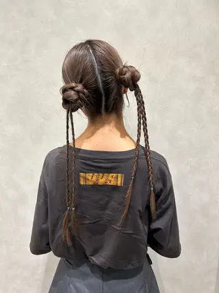 ロング ヘアアレンジ ᴋᴀɴᴀ 🎀のヘアスタイル