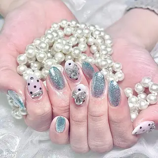 ネイル 🎀kira 長さだし💗モチ最高のネイルデザイン