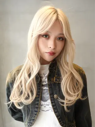 ロング カラー ブリーチ ハイトーン 特化🌈フジタハルキのヘアスタイル