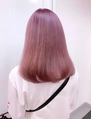 ミディアム カラー ヘアアレンジ 柔らか垢抜けｶﾗｰと ｶｯﾄ🫧ASUKAのヘアスタイル