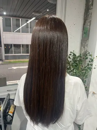 カラー YUJIN ツイスパ波巻き🔥のヘアスタイル