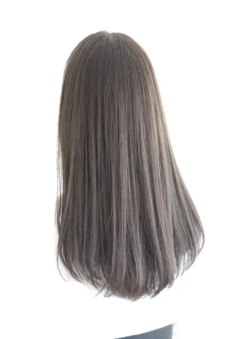 セミロング カラー 松田 光雄のヘアスタイル