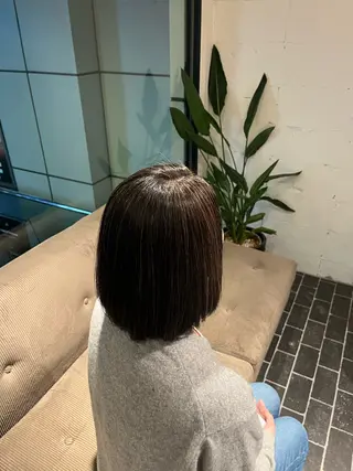 ショート 髪質改善✨透明感 カラー/大木南美のヘアスタイル