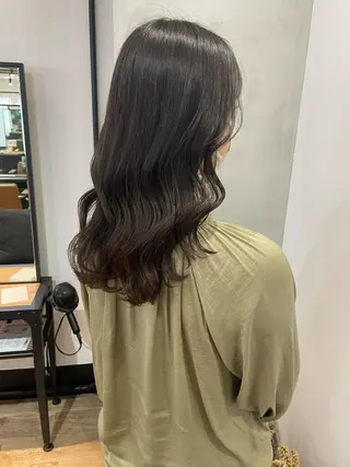 ロング カラー coco♡ 韓国hairのヘアスタイル