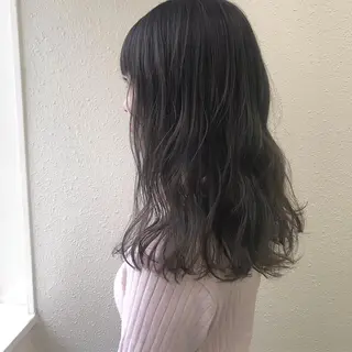 ロング kiyono ⭐︎ダブルカラーのヘアスタイル