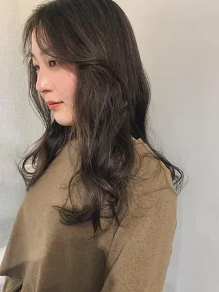 ロング パーマ ヘアアレンジ ボブパーマコテ巻き風 パーマNo1深江秀平のヘアスタイル