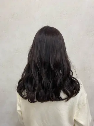 セミロング 地毛風縮毛矯正 /ニュアンス/はるたのヘアスタイル
