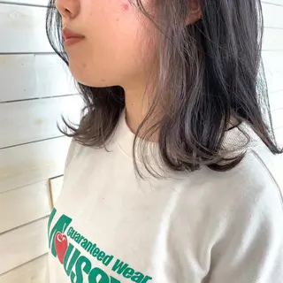 カラー 黒田瀬奈/ボブ まろやかベージュのヘアスタイル