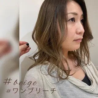 セミロング カラー 似合う髪型見つけます AYAKAのヘアスタイル