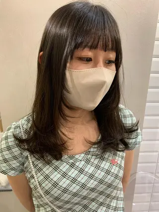 ロング カラー hubhair レイヤー/透明感のヘアスタイル