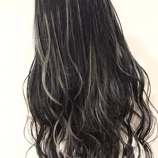 ロング カラー 髪質改善カラー韓国風 レイヤーtudaのヘアスタイル