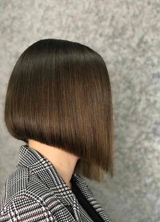 ミディアム 神頭 彩のヘアスタイル