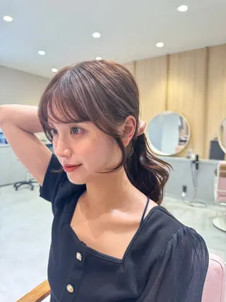 セミロング カラー ✂️似合わせの魔術師 石田一樹✂️のヘアスタイル
