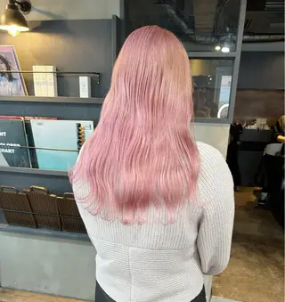 セミロング カラー yoriダブルカラー 代表すがわらのヘアスタイル