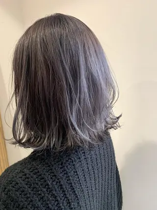 ミディアム カラー 名駅🦢大人艶カラー 🪽カミヤアカネのヘアスタイル